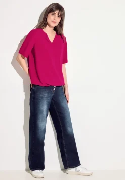 Bluse mit Klappkragen