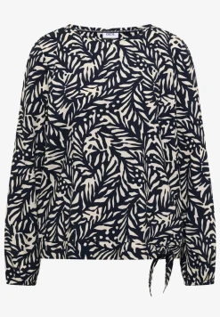 Bluse mit Knoten