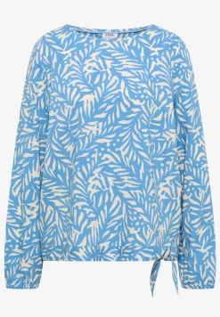 Bluse mit Knoten