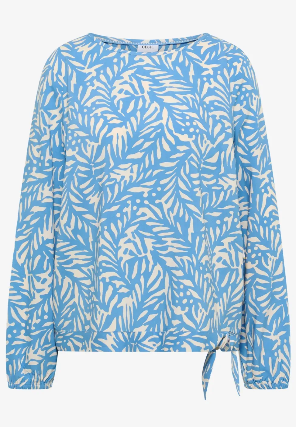 Bluse mit Knoten