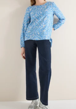 Bluse mit Knoten