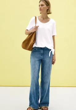 Bluse mit Knotendetail
