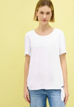 Bluse mit Knotendetail