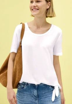Bluse mit Knotendetail