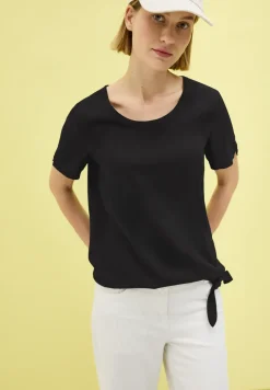 Bluse mit Knotendetail