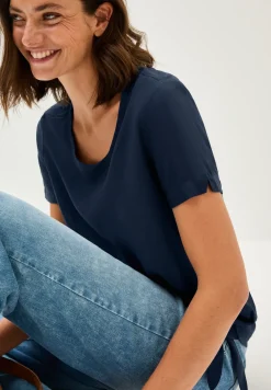 Bluse mit Knotendetail