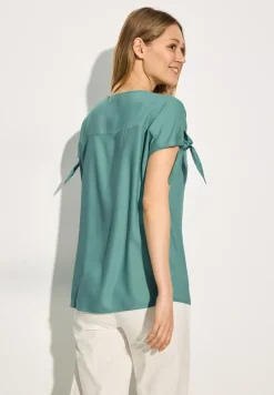 Bluse mit Knotendetail