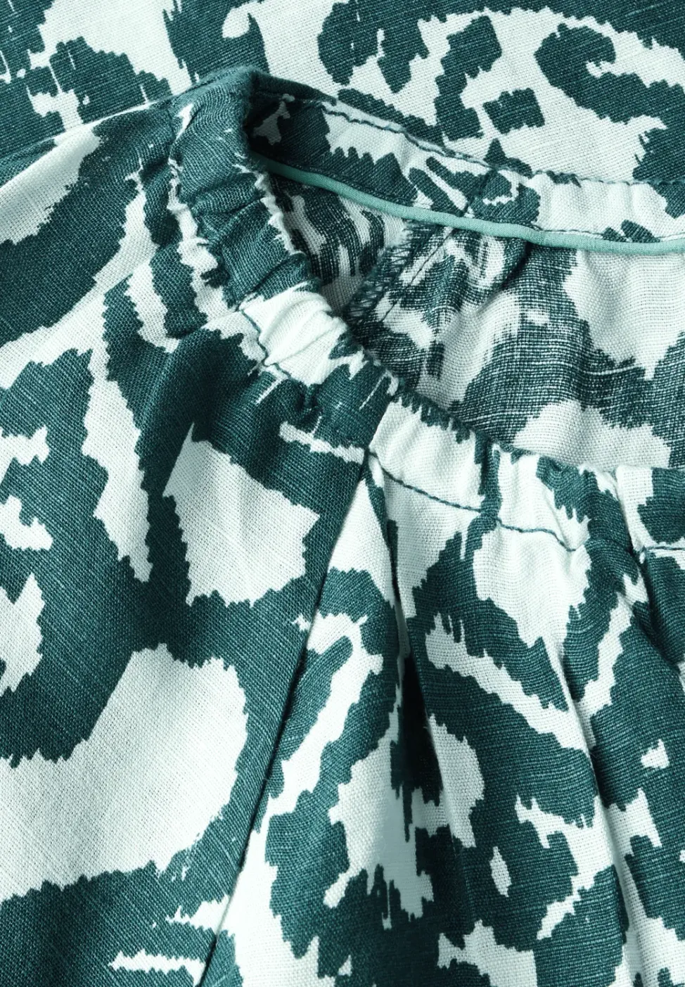 Bluse mit Leinenanteil
