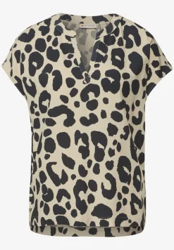 Bluse mit Leo-Muster