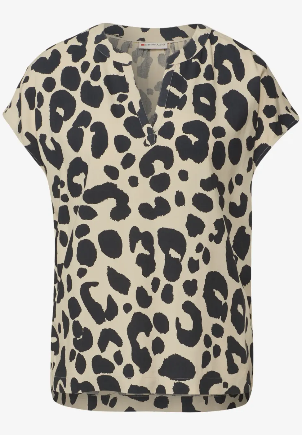Bluse mit Leo-Muster