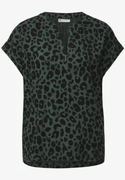 Bluse mit Leo-Muster