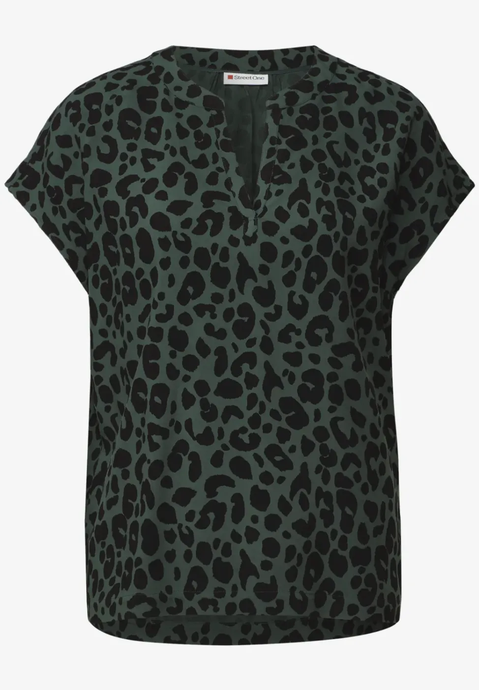 Bluse mit Leo-Muster