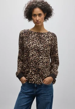 Bluse mit Leo-Muster