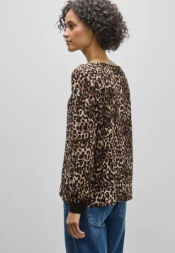 Bluse mit Leo-Muster