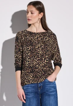 Bluse mit Leo-Muster