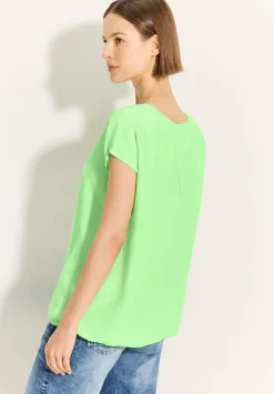 Bluse mit Raffung