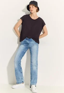 Bluse mit Raffung