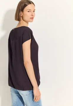 Bluse mit Raffung