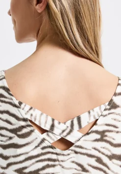 Bluse mit Rückenausschnitt