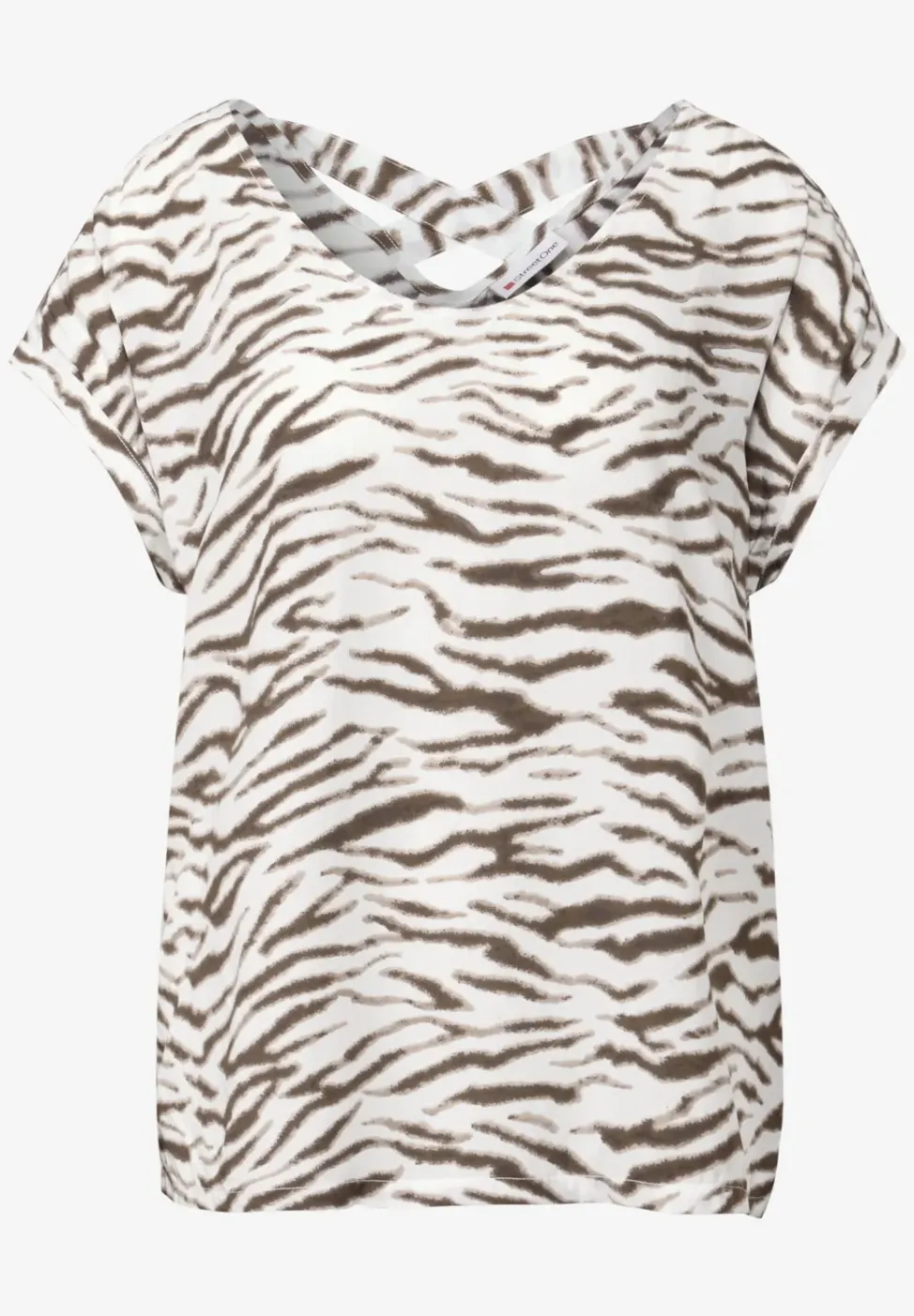 Bluse mit Rückenausschnitt