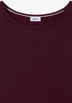 Bluse mit Rundhals und Knotendetail