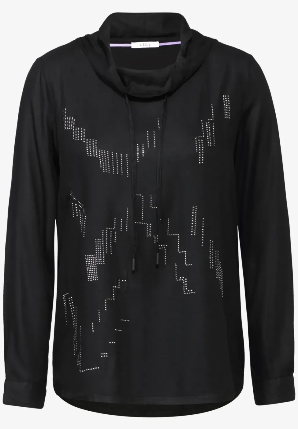 Bluse mit Schalkragen