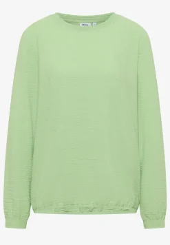 Bluse mit Smock-Ausschnitt