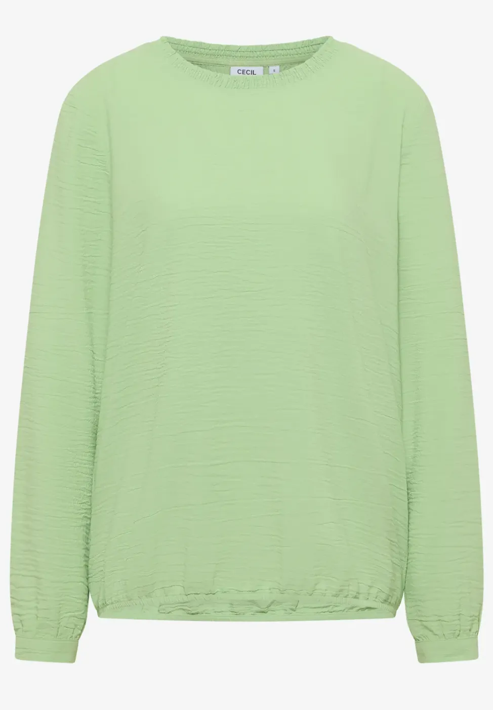 Bluse mit Smock-Ausschnitt