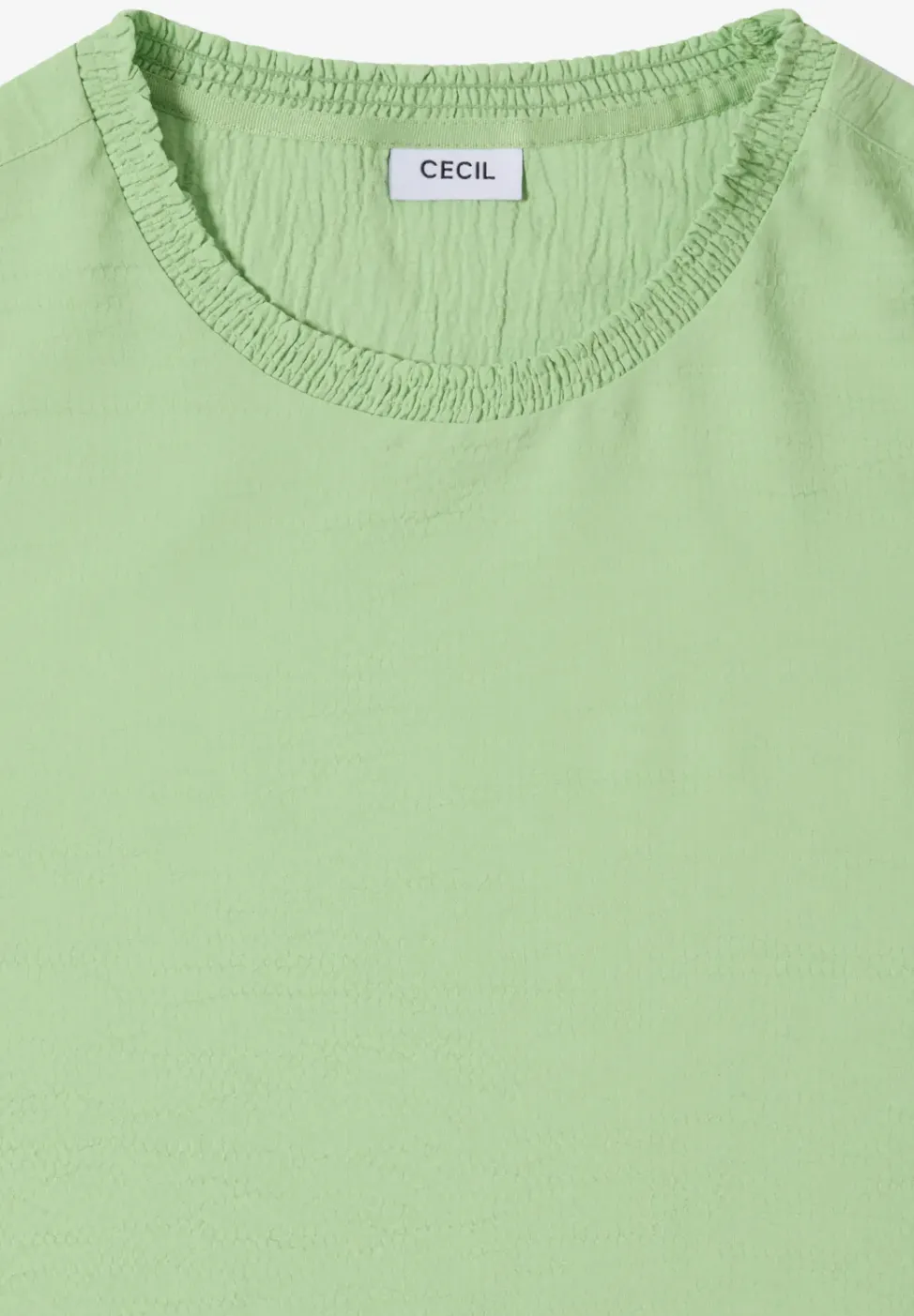 Bluse mit Smock-Ausschnitt