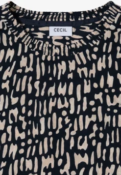 Bluse mit Smock-Ausschnitt