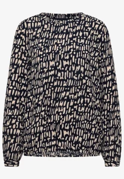 Bluse mit Smock-Ausschnitt