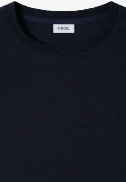 Bluse mit Smock-Ausschnitt