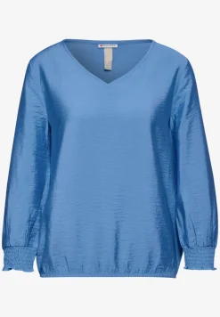 Bluse mit Smock-Detail