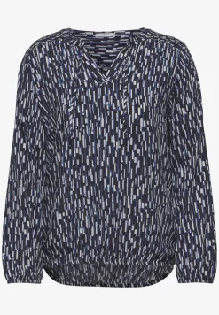 Bluse mit Smock-Detail