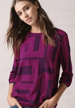 Bluse mit Smock-Detail