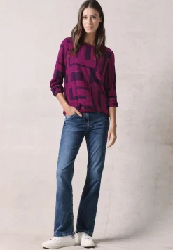 Bluse mit Smock-Detail