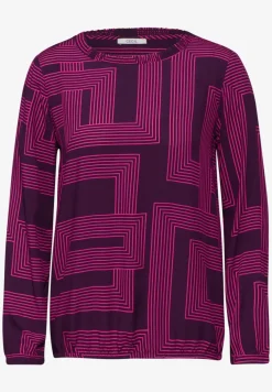 Bluse mit Smock-Detail