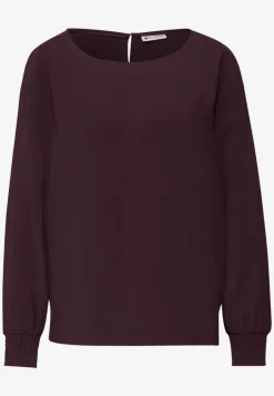 Bluse mit Smok-Bündchen