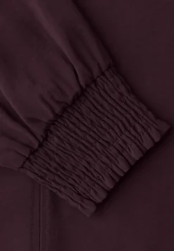 Bluse mit Smok-Bündchen