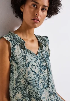 Bluse mit Snake Print