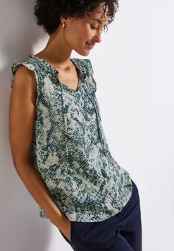 Bluse mit Snake Print
