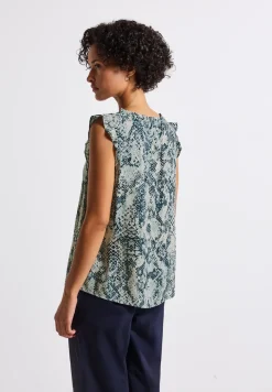 Bluse mit Snake Print
