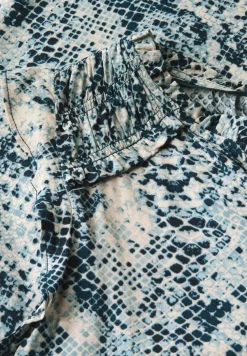 Bluse mit Snake Print