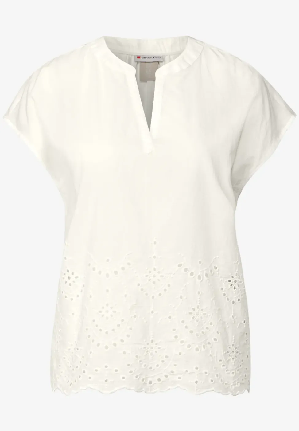 Bluse mit Stickerei