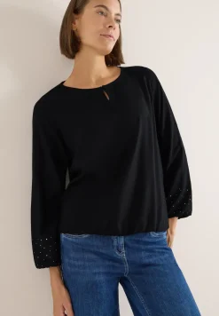 Bluse mit Strasssteinen