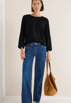 Bluse mit Strasssteinen