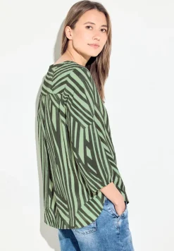 Bluse mit Streifen