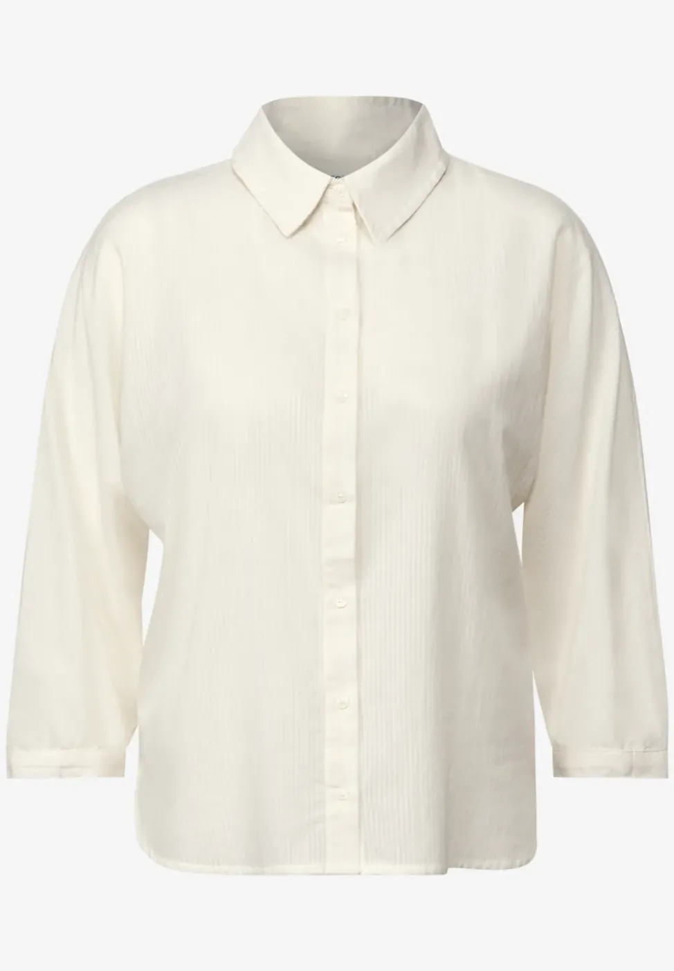 Bluse mit Streifenstruktur