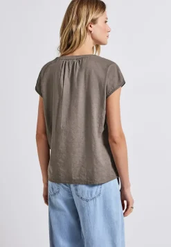 Bluse mit Tape-Details