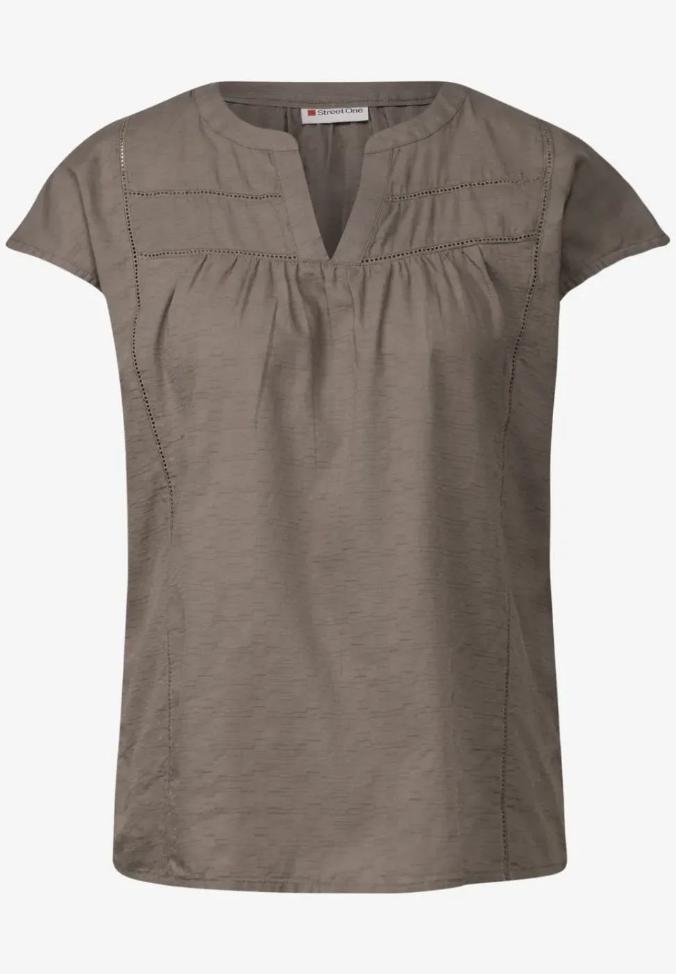 Bluse mit Tape-Details